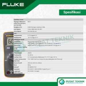 Digital Multimeter Fluke 106 Palm-sized - Alat Ukur Listrik Genggam Profesional