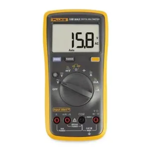 Digital Multimeter Fluke 15B MAX 4mm Leads - Alat Ukur Listrik Profesional Aman