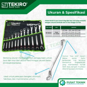 Kunci Ring Tekiro (Box End Wrench)