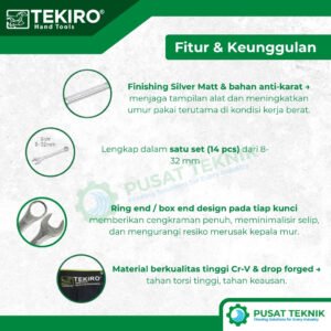 Kunci Ring Pas Tekiro Combination Wrench (Inch)