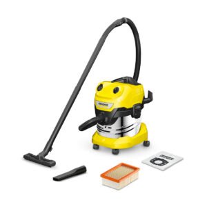 Wet and Dry Vacuum Cleaner Karcher WD 4 S V-20/6/22 Penyedot Debu Stainless 20L