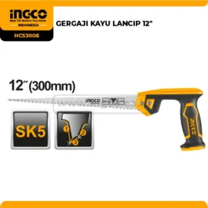 Gergaji Kayu Lancip Ingco 12"