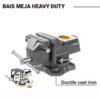 Bais Meja Heavy Duty Ingco 8"