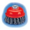 Sikat Kawat Mangkok Kepang Union Stainless Steel Wire Cup Brush Tipe Knot (KCS)