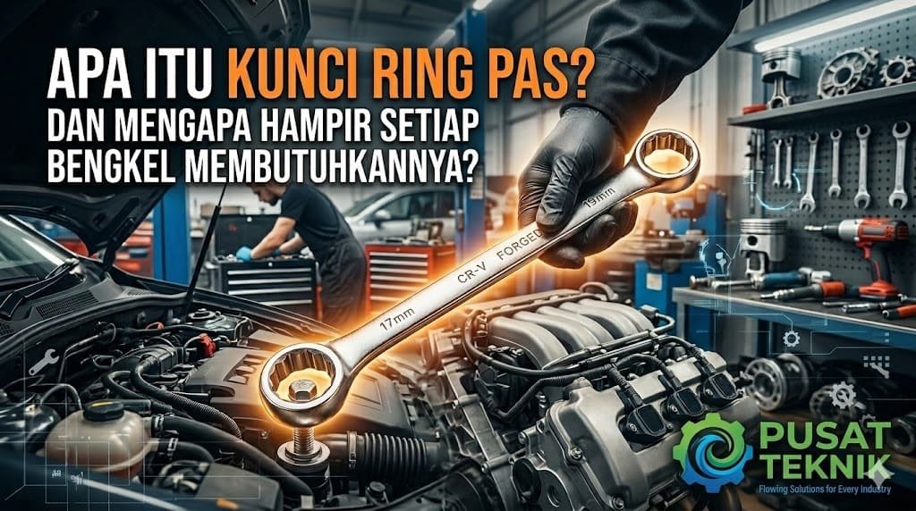 Apa Itu Kunci Ring Pas dan Mengapa Hampir Setiap Bengkel Membutuhkannya?