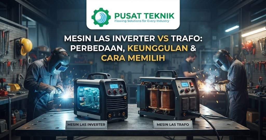 Mesin Las Inverter vs Trafo: Perbedaan, Keunggulan & Cara Memilih