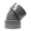 Elbow Socket Spigot 45 PVC RUCIKA