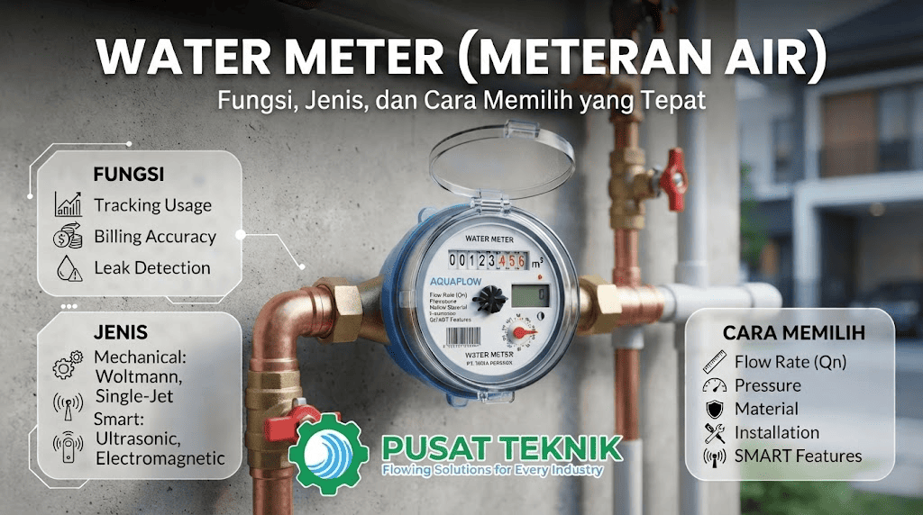 Water Meter (Meteran Air): Fungsi, Jenis, dan Cara Memilih yang Tepat