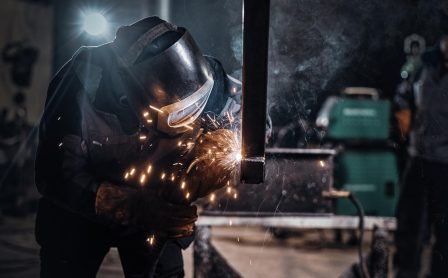 cara kerja mesin las